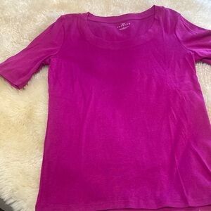 Talbots pink top size M